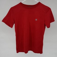 Champion Powertrain boys red short sleeve t-shirt size L.