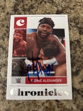 2022 Panini Chronicles WWE - Cedric Alexander #78 Autographed