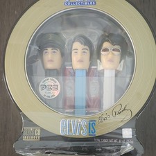 PEZ Elvis Presley Collectors Gift Pack Limited Edition Candy & CD Included