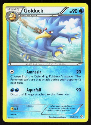 Golduck (35) 35/149 Rare Boundaries Crossed Pokemon EN Near Mint