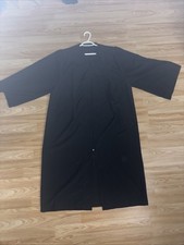 Black University/College Graduation Gown