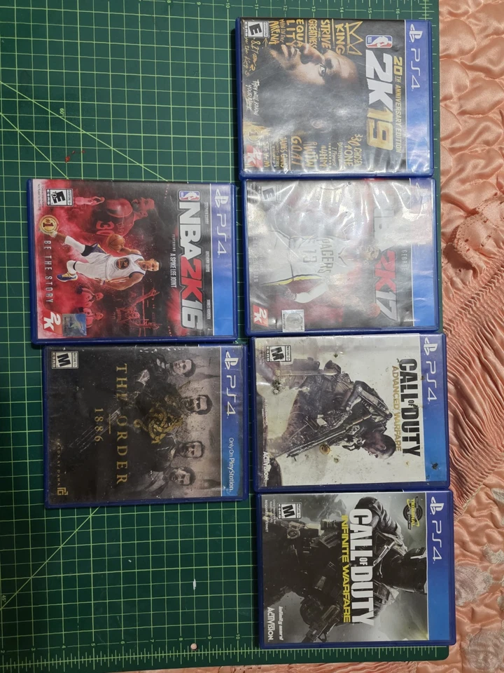 “Lote de jogos Xbox 360 + PS4 – COD, GTA V, NBA 2K, Minecraft – Pacote com 14 jogos” - Imagem 4 de 4