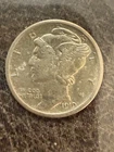 1919-S Silver Mercury Dime Extra Fine Details Bright Tone Bands Full but light