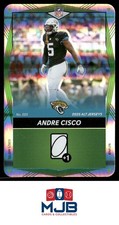 2025 UNO Elite Alt Jerseys Edition - Green Foil Andre Cisco #025 Jaguars