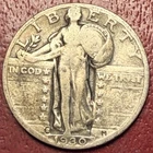 1930-S Standing Liberty Quarter. Free Shipping