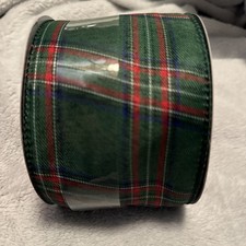 Celebrate it Christmas wired Ribbon 3 1/2 x 25 ft