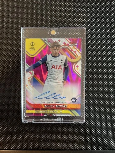 2024-25 Topps UEFA Club Competitions Mikey Moore #199 (RCA) /75 Tottenham Spurs