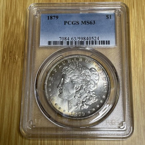 1879 Morgan Silver Dollar MS63 PCGS Philadelphia US Mint