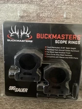 SIG SAUER SOA10034 Buckmasters 1" Scope Rings