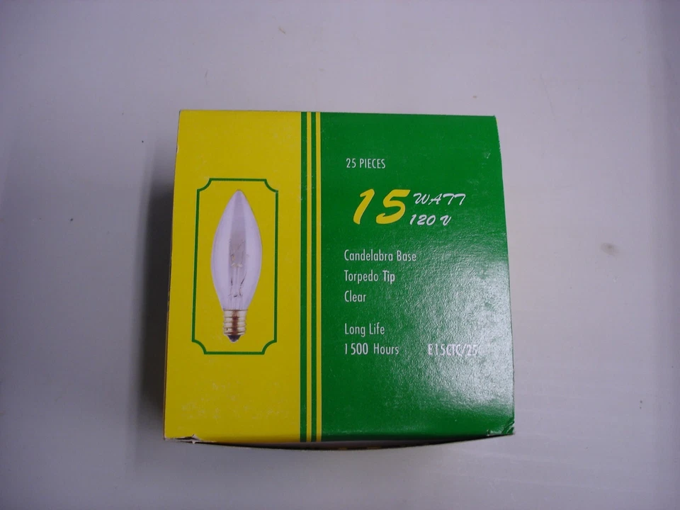Box of 18 BULBRITE REPLACEMENT BULBS E15CTF/25/2 15W 120V - Image 2 of 3