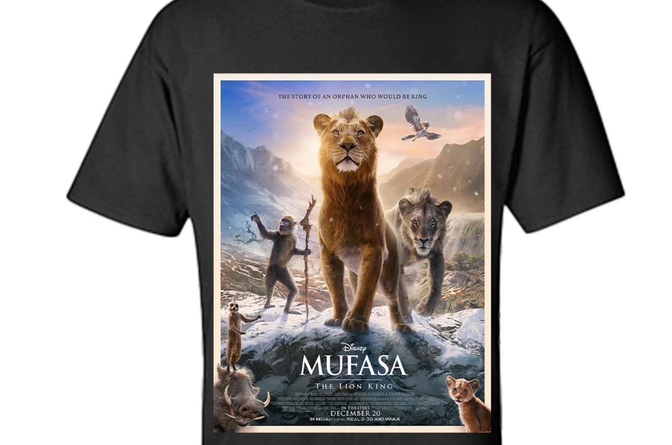 The Lion King Mufasa T-Shirt, 3D Print