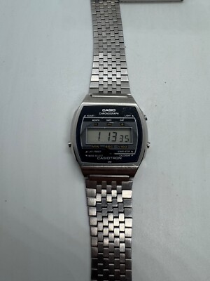 Vintage Casio 38CS-14 Casiotron Very Rare Japan Wrist Watch
