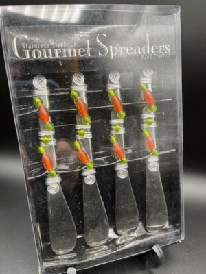 Wild Eye Designs Gourmet Spreaders set Stainless Steel Hand Crafted Knife set