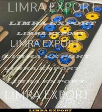 43xVALVE SEAT CUTTER TOOL KIT CARBIDE TIPPED FOR VINTAGE AND MODERN ENGINES BEST