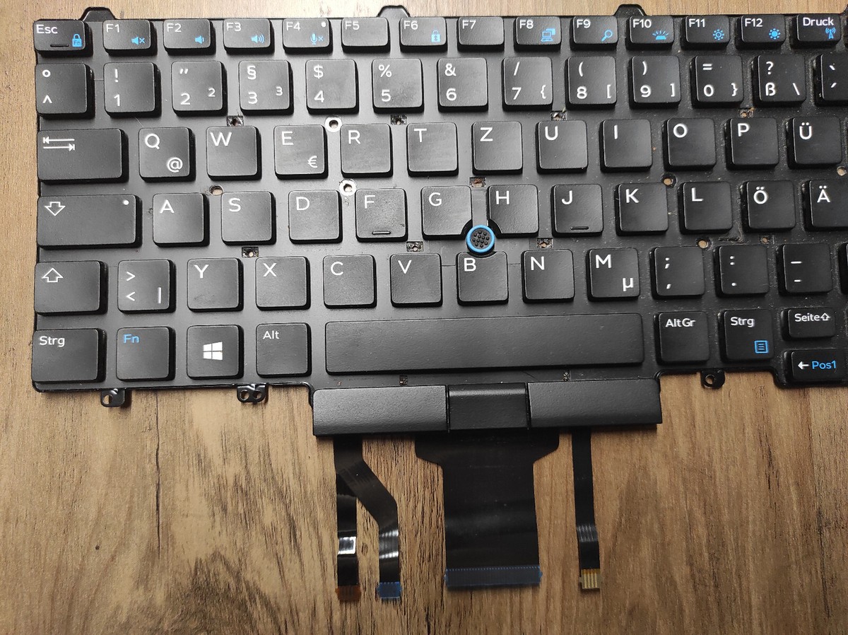 Original, Genuine Dell Latitude 5580 keyboard 02R2P6, QWERTZ