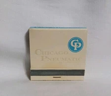 Vintage Matchbook Chicago Pneumatic Tool Company New York Advertising Full