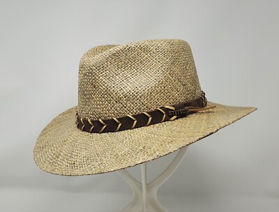STETSON ALDER SEAGRASS STRAW OUTBACK HAT