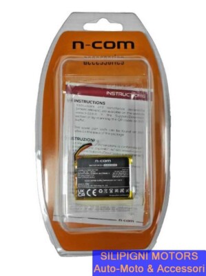 900 mAh 3,7 V Ersatzakku für Nolan N-COM B902 L , N-COM B902 R Headset, BATTERIA 07, SPCOM00000109