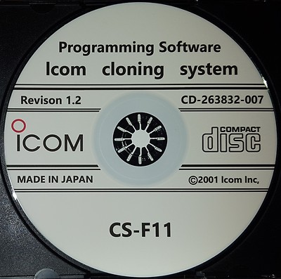 Icom CS-F11 Rev. 1.2 for Icom IC-F11/F11S/IC-F12/-F12S/IC-F21/F21S/IC-F22/F22S