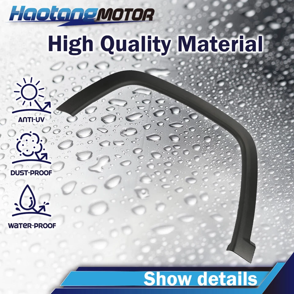 Ajuste para Jeep Compass 17-21 guardabarros rueda acampanada moldura delantera trasera derecha derecha texturizada Foto 2 de 4