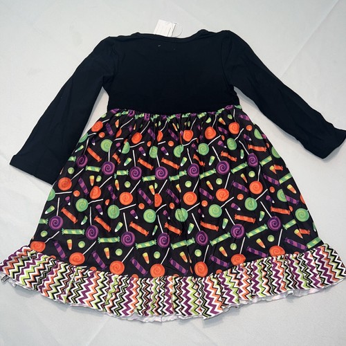 Halloween Girls Dress Sz 4T Long Sleeve Boutique NWT New By Pete + Lucy - Picture 9 of 9