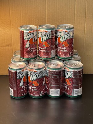 Fifteen (15) 7up Pomegranate Full 7.5oz Cans   (2021)