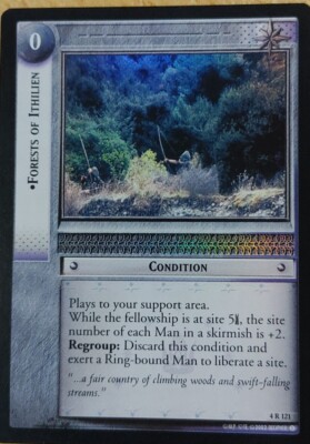 Forests of Ithilien 4R121 - Rare Foil Lord of the Rings TDC