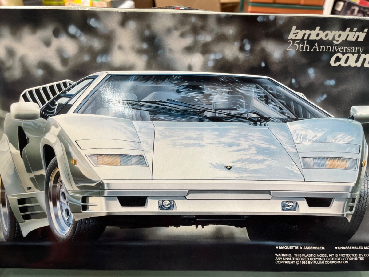 ミニカー LAMBORGHINI COUNTACH Kyosho 1/64 Lamborghini 4 countach 25th Anniversary white