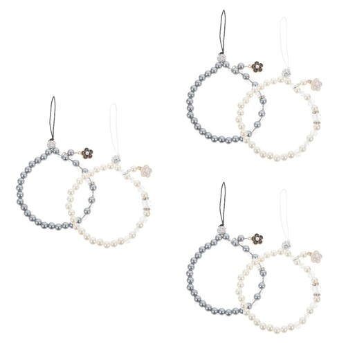 3 Pieces Handy-Kettenanhänger Perlenbesetzter Handyriemen-Anhänger - 第 2/12 張圖片