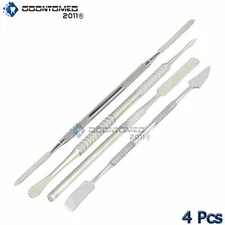 Set of stainless steel spatulas (4 units)