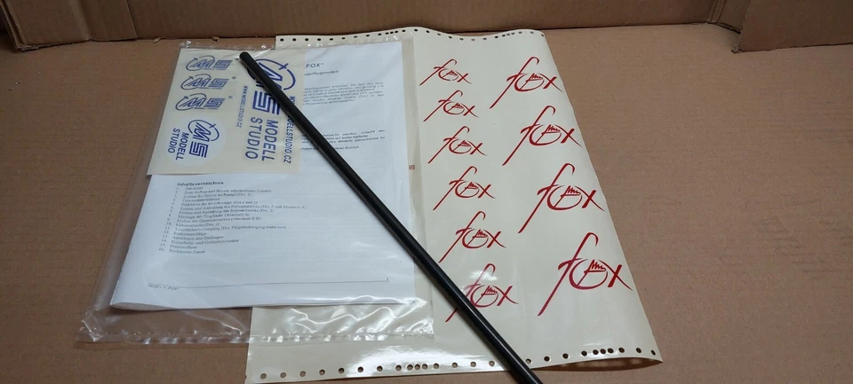 Aliante Acrobatico Rc Fox Mdm 1 Scala 1:5,4 Model Studio - Immagine 2 di 4