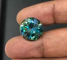 2 CT Natural Blue Diamond Round Cut VVS1 D Grade IDGL Certified+ 1 Free Gift QA1