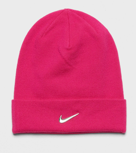 Nike Pink Beanie Metal Swooh Youth Size Girls Womens Unisex Hat Winter OSFM New | eBay