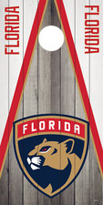Corn Hole Board Wrap - Florida Panthers Set Cornhole Skin D2