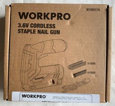 Workpro Pistolet à clous à agrafes sans fil Lithium-ion 3,6 V W125017A SCELLÉ