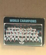1971 OPC Canada Baseball Card World Champions Baltimore Orioles  #1