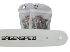 Schwert + 2 Ketten passend für Einhell MKS 38/41 Royal 25cm 3/8“NP 1,3mm 39TG Sä