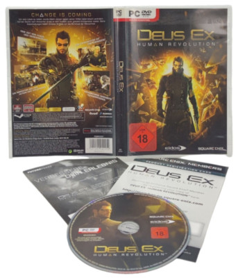   Deus Ex: Human Revolution - (PC DVD Spiel CD-ROM) 2011 SHOOTER (DE) OVP 