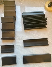 3" and 6" Modern Cabinet Edge Tab Pull, Drawer Pull, Cabinet Knob, Drawer Knob