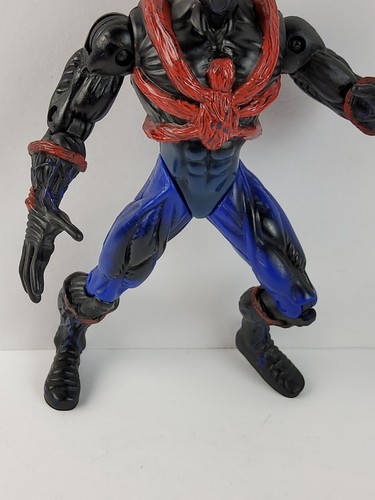 1997 ToyBiz Marvel Web Swamp Spidey Spider-Man Web Force 5" Loose Action Figure - Picture 3 of 8