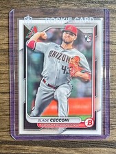 2024 Bowman - #82 Slade Cecconi Rookie Card (RC) Diamondbacks Guardians
