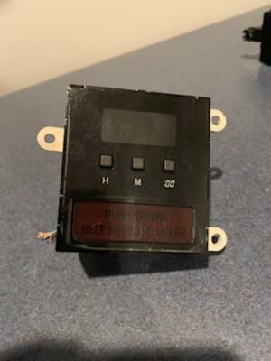 TOYOTA　FX-1 パネル時計 89-92 OEM Toyota Cressida MX83 dash digital time clock JECO WORKS