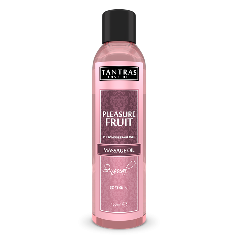 OLIO DA MASSAGGIO AFRODISIACO AI FEROMONI TANTRAS - PLEASURE FRUIT 150 ML