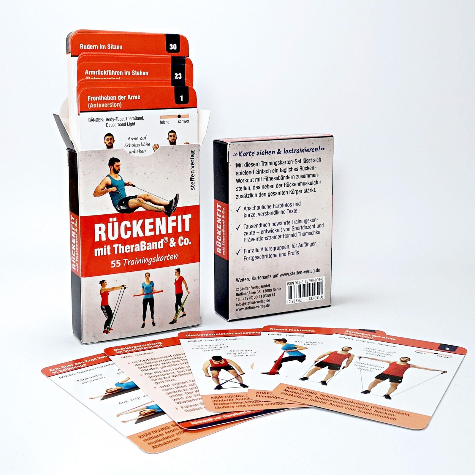 Thumbnail - Trainingskarten: Rückenfit Mit Theraband® & Co. | Ronald Thomschke |