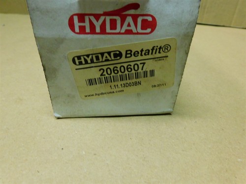 Hydac Betafit Hydraulic filter cartridge 2060607 1.11.13D03BN NEW in BOX