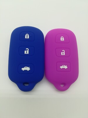 2*Key Cover for TOYOTA CAMRY Corolla SOLARA AVALON Matrix Sienna Pontiac Vibe