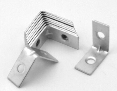 Inside Corner Bracket  1'' x 1'' x 1/2''  10/Pkg Angle Brace H28L
