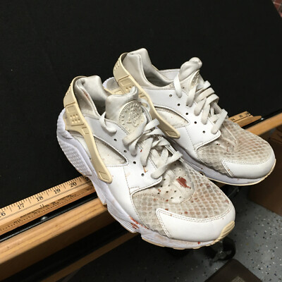 Nike Air Huarache White Athletic Running Shoes Nike Women Air Huarache Run white white main image 4