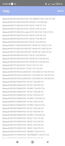 CODICE SBLOCCO AUTORADIO IMMEDIATO FIAT BLAUPUNKT-BOSCH Super Top - Foto 6 di 8