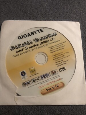 Gigabyte 6-Quad/S-series Intel  3-series Utility CD supports 2 mulit core proces
